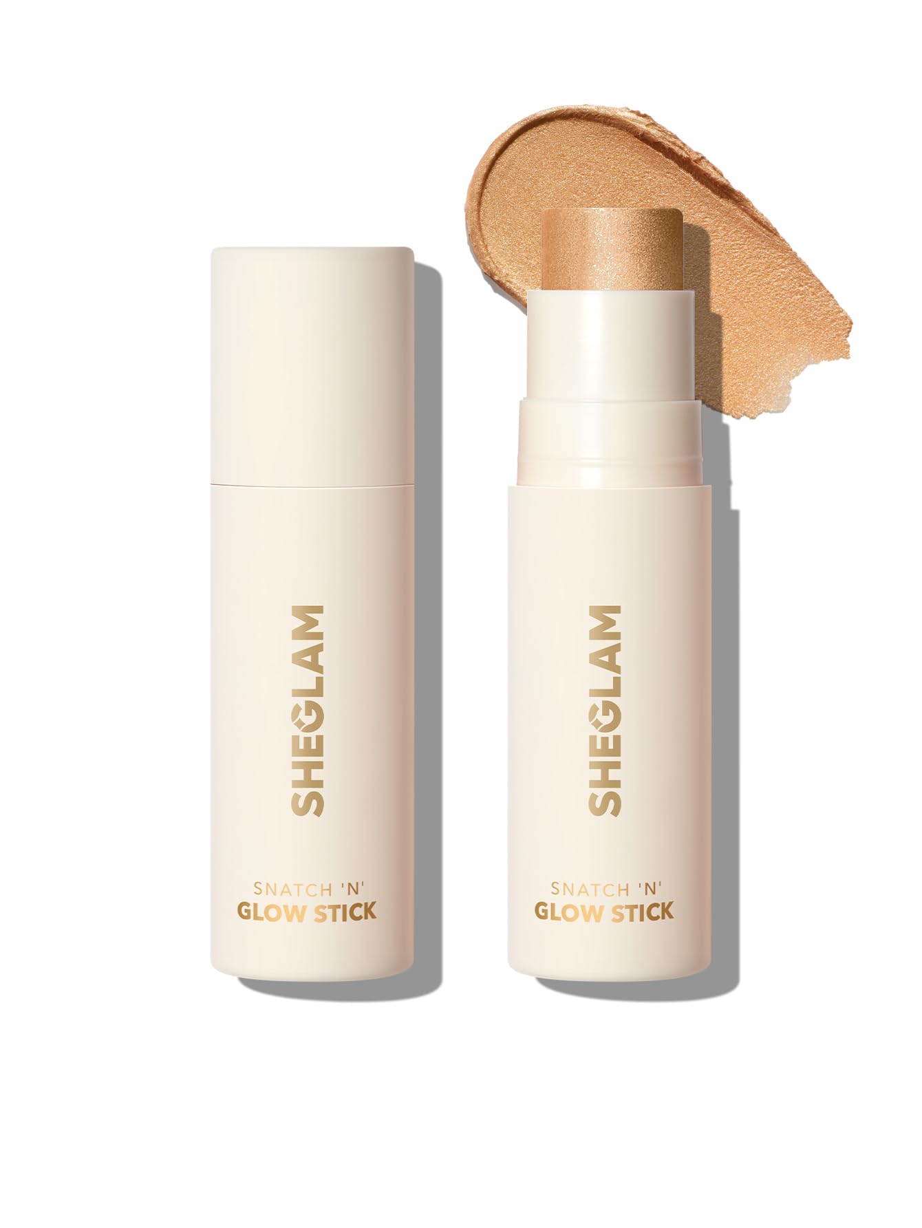 SHEGLAM Cream Highlighter Stick Long Lasting Brightening Non-Caking Highlighter Makeup - Bellini Brunch