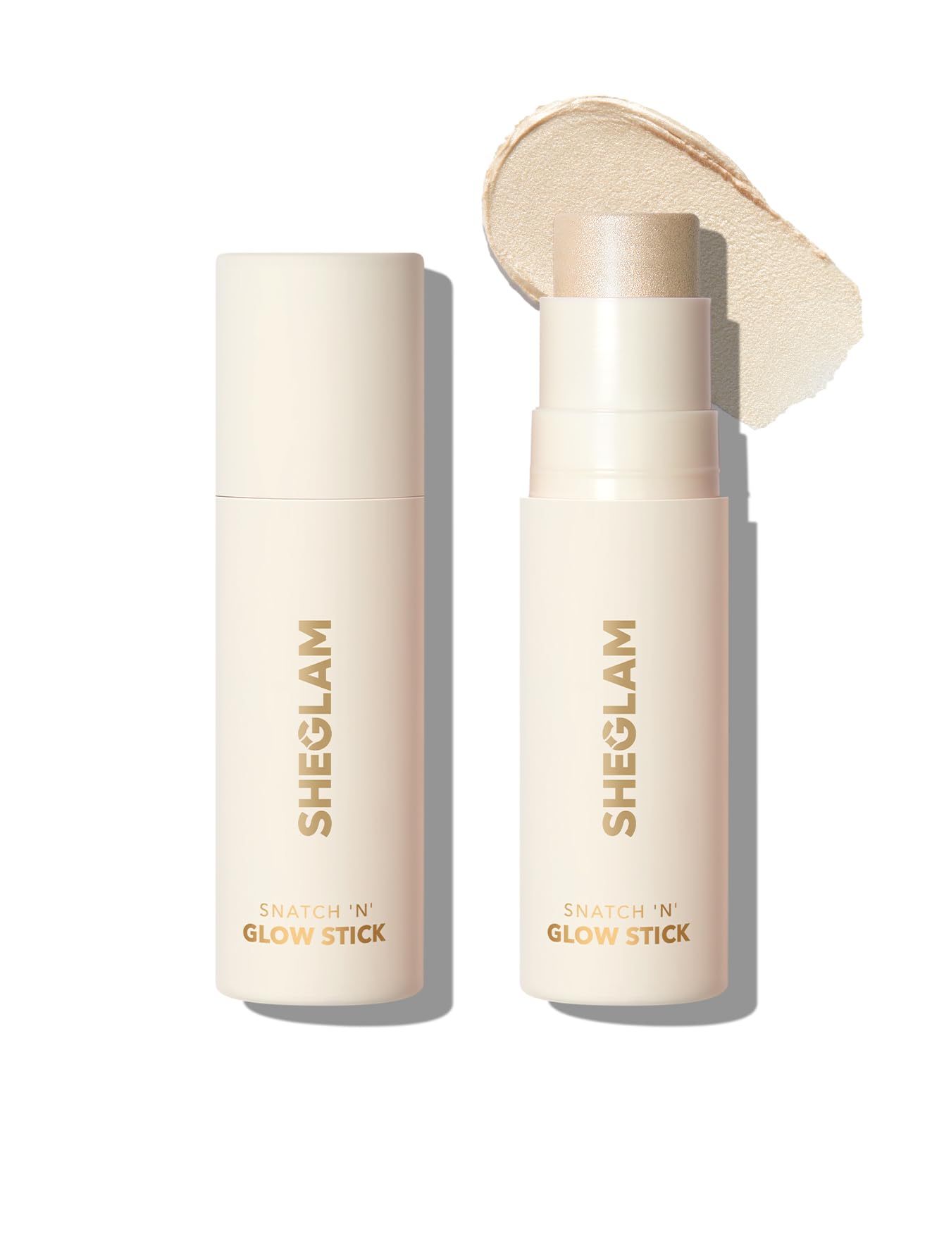 SHEGLAM Cream Highlighter Stick Long Lasting Brightening Non-Caking Highlighter Makeup - Bellini Brunch
