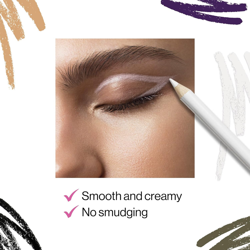 wet n wild Color Icon Kohl Eyeliner Pencil, Rich Hyper-Pigmented Color, Smooth Creamy Application, Long-Wearing Matte Finish Versatility, Cruelty-Free - Baby's Got Black(Packaged)