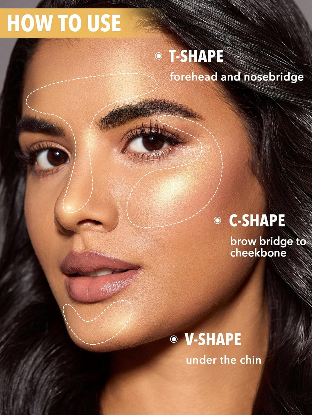 SHEGLAM Cream Highlighter Stick Long Lasting Brightening Non-Caking Highlighter Makeup - Bellini Brunch